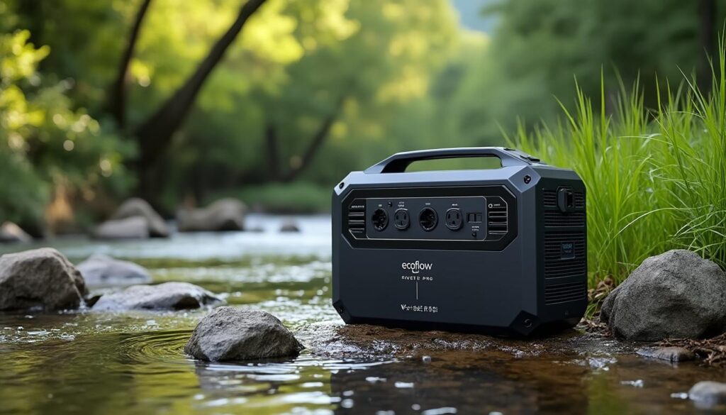 ECOFLOW RIVER 2 Pro : Générateur Solaire Puissant 716Wh avec Batterie VEFEPO4 et 4 Prises AC 800W (Surtension 1600W 2 découvrez l'ecoflow river 2 pro, un générateur solaire puissant de 716wh avec batterie vefepo4, offrant 4 prises ac 800w et une surtension jusqu'à 1600w pour une autonomie fiable et efficace en toutes situations.